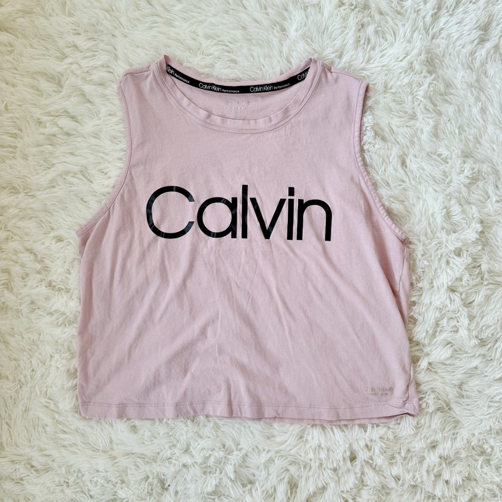 Calvin Klein Crop Tank Top